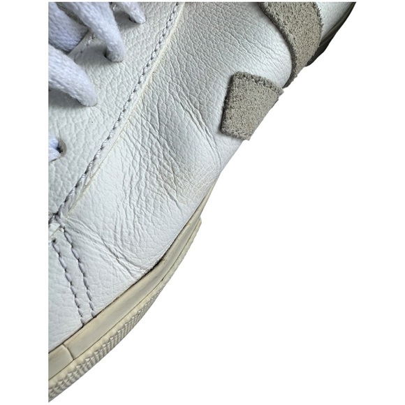 Veja Women's Campo Leather White/Grey Sneakers Shoes, sz 7 - Picture 7 of 12